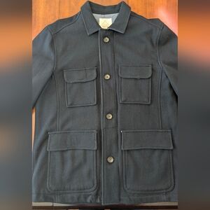 Lucky Brand Black Military Field Jacket